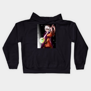 elf wizard for dnd and anime fans Kids Hoodie